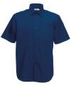 65118 Men's Long Sleeve Poplin Shirt Navy colour image
